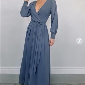 Baltic Born Lydia slate blue dress